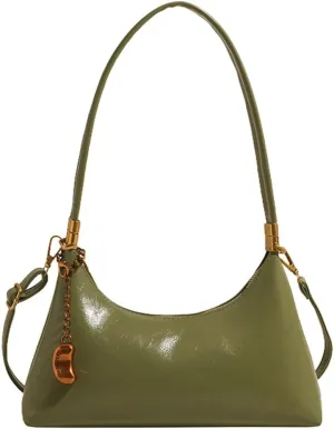 2025 Spring Women's Elegant Underarm Bag  Minimalist Solid Color Shoulder Crossbody Purse, Chic Handbag