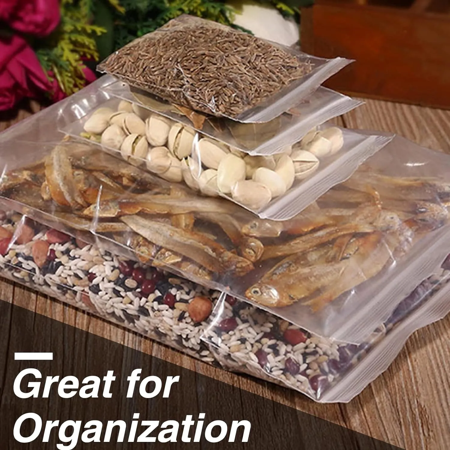 400pcs Plastic Bags - 3 x 4 inch 2 mil Clear Resealable Zip Bags for Small Business, Storage, Candy