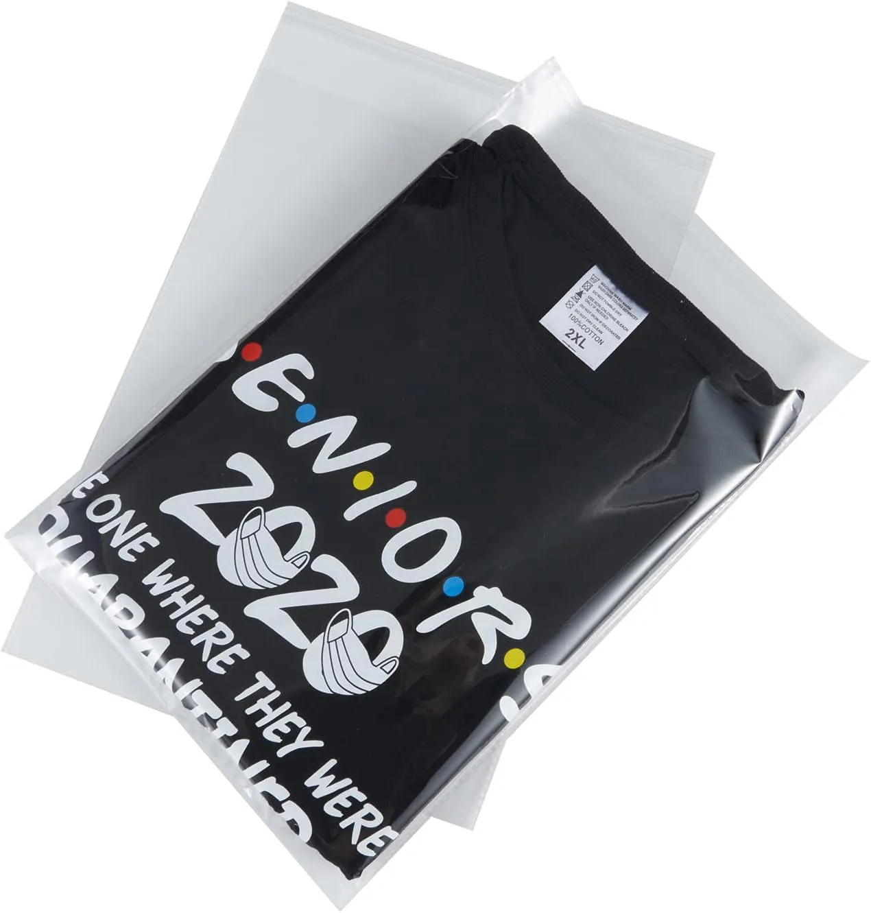 50pcs 10x13 Inch Resealable Plastic Clear Bags for Storage Retail Organizing Clothing T-Shirts Packaging