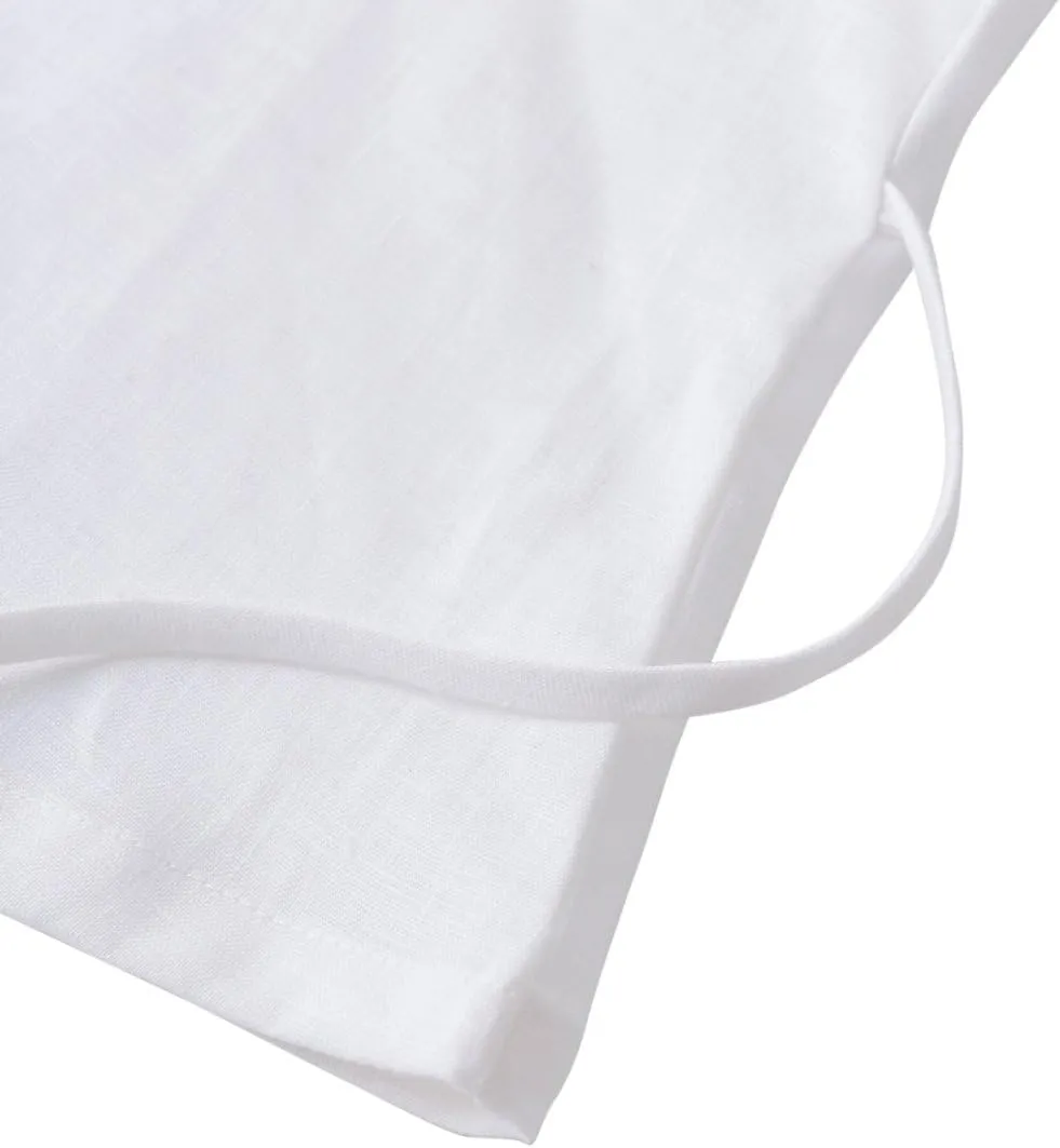 Amazhiyu Women's 100% Linen Summer V Neck Sleeveless Tank Tops Ties Back Casual