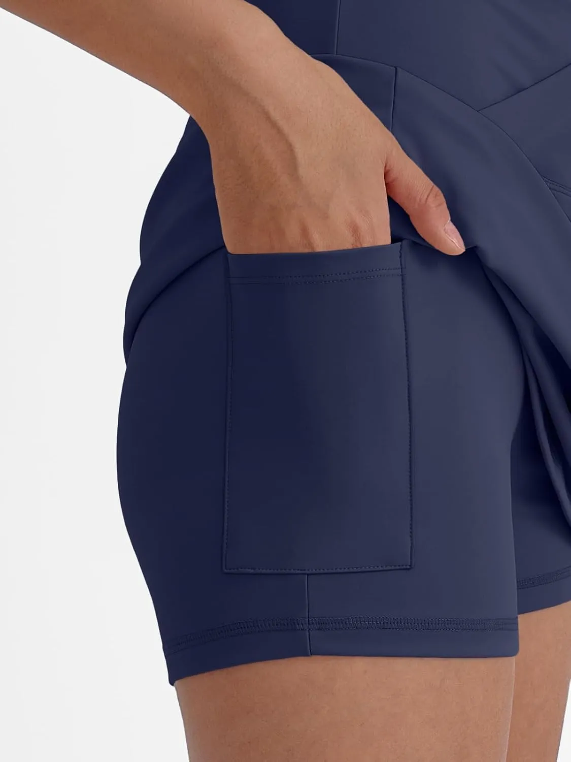AUTOMET Womens Tennis Skirts with Shorts Underneath Mini Athletic Golf Skorts 2025 Workout Summer Outfits with Pockets