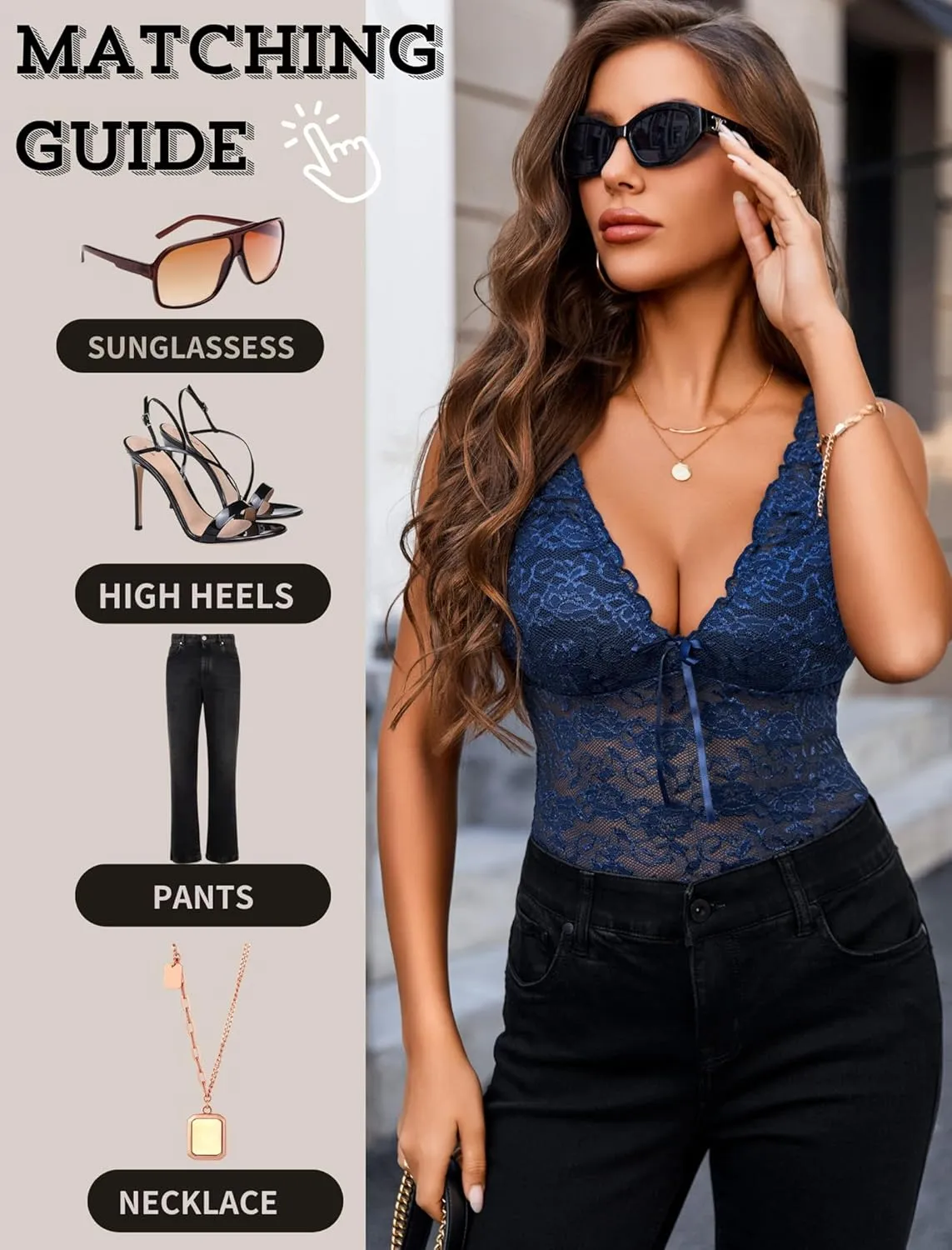 Avidlove Lace Tops for Women Mesh Top Crop Tank Tops Sexy V Neck Sleeveless Trendy Y2K Lace Undershirt