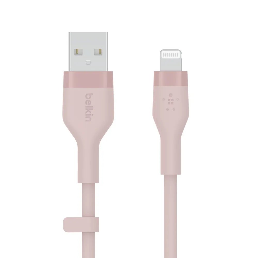 Belkin Usb-A To Lighting Silicone 1M Pink