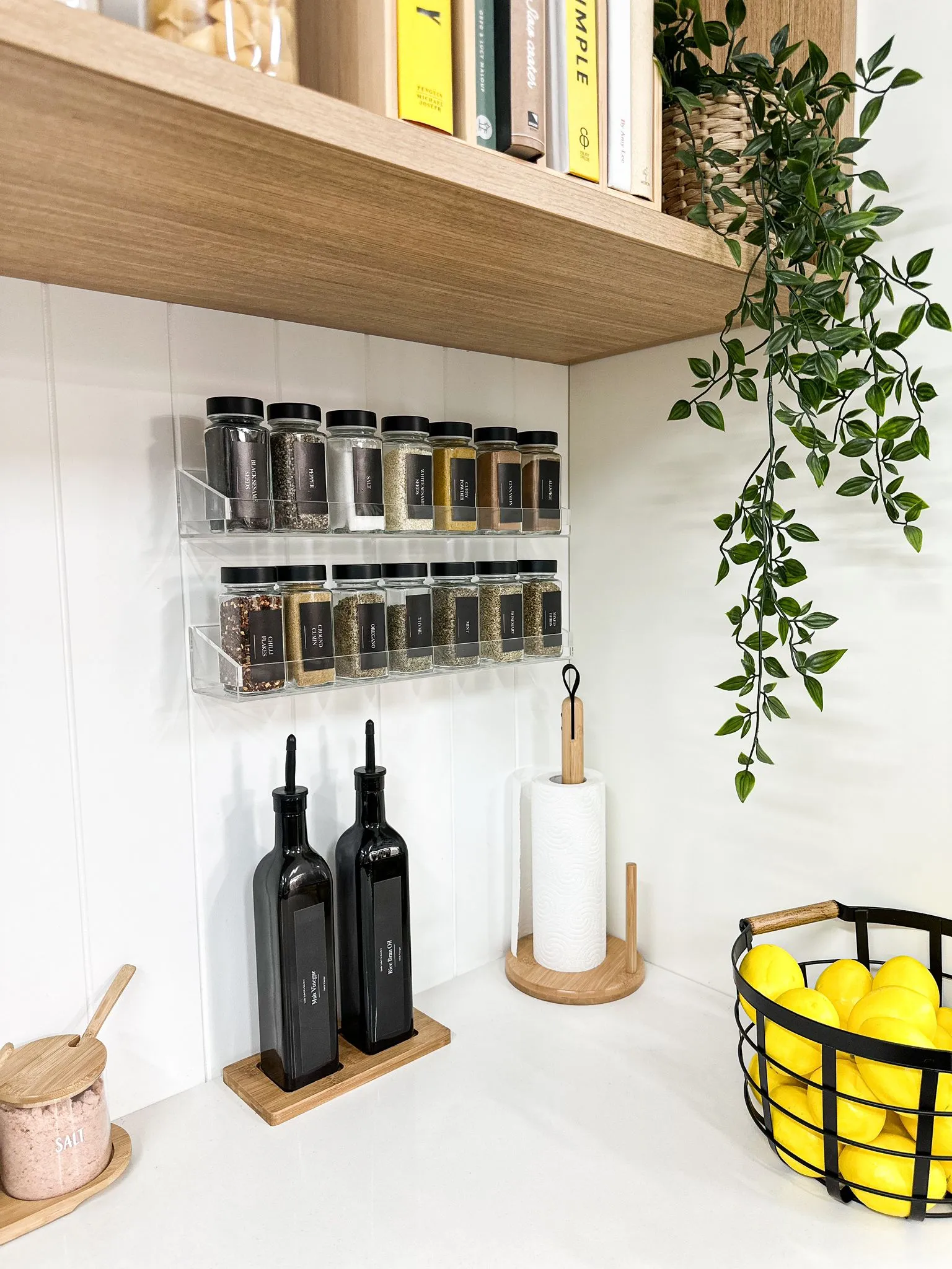 Black Shaker Spice Jars - 125ml