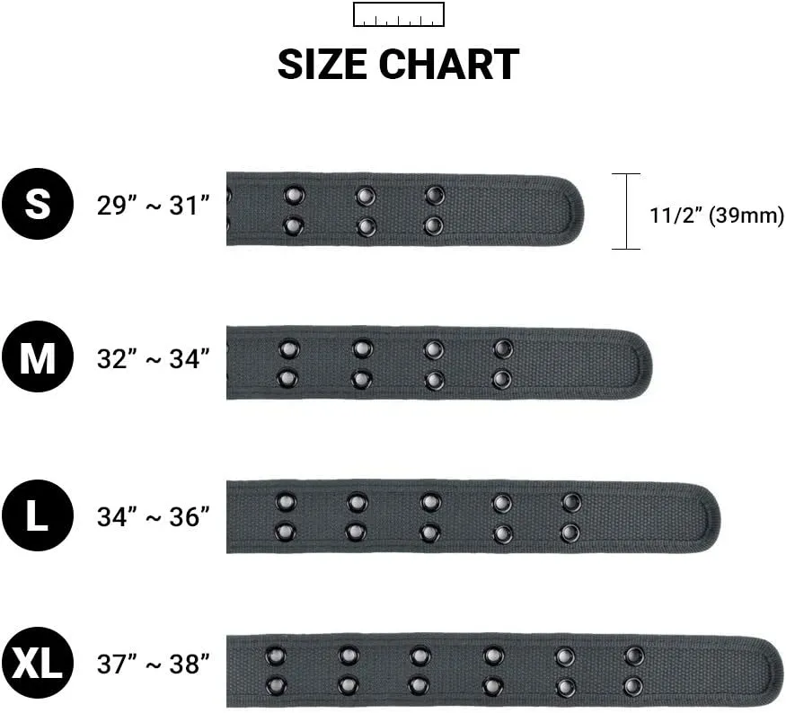 Boxed Gifts Parquet Casual Canvas Belt - Double Hole, Double Grommets for Men & Women