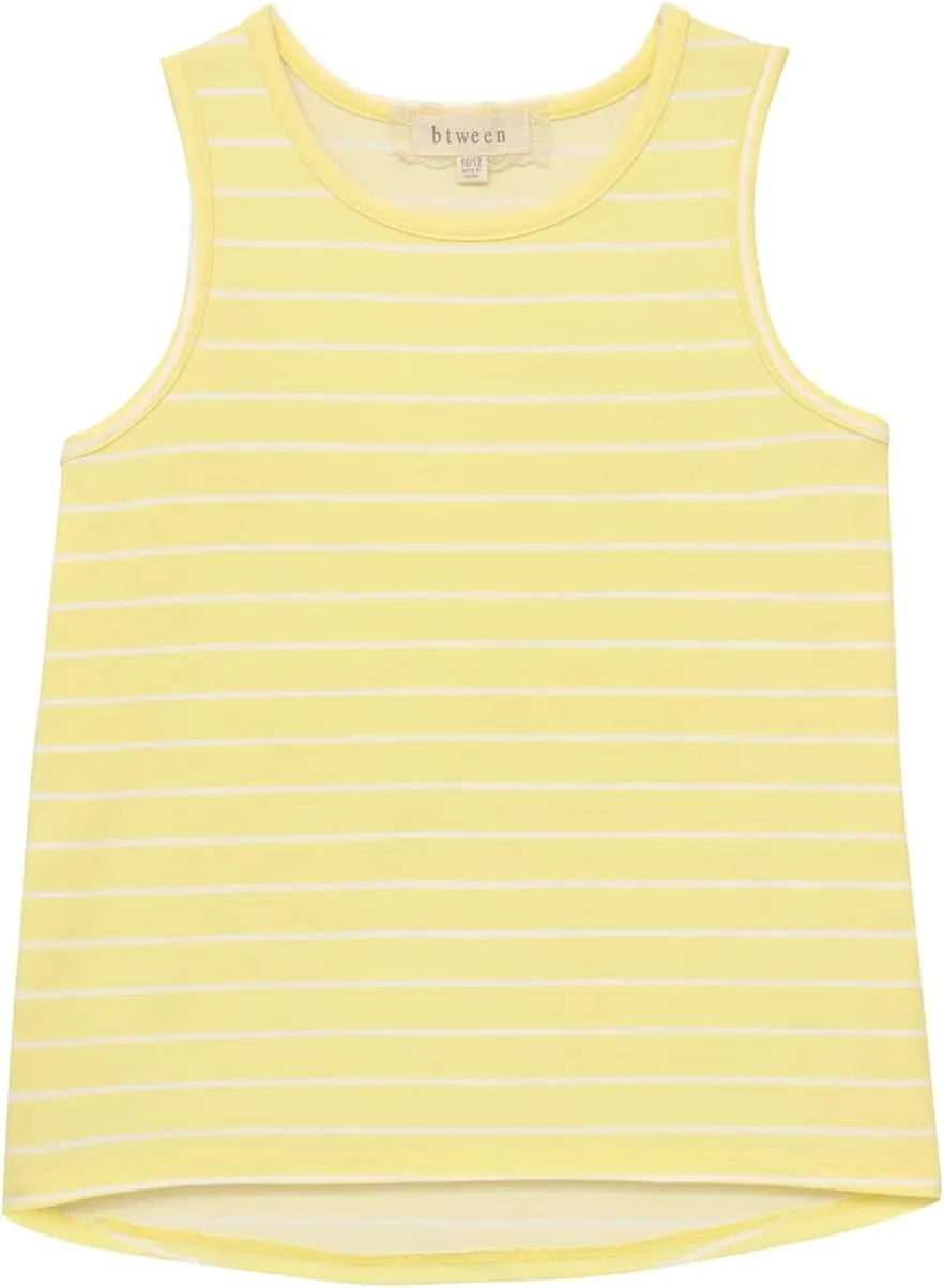 BTween Girls 4 Pack Fashion Summer Tank Top Cotton Blend Clothes Set - Mixed Colors