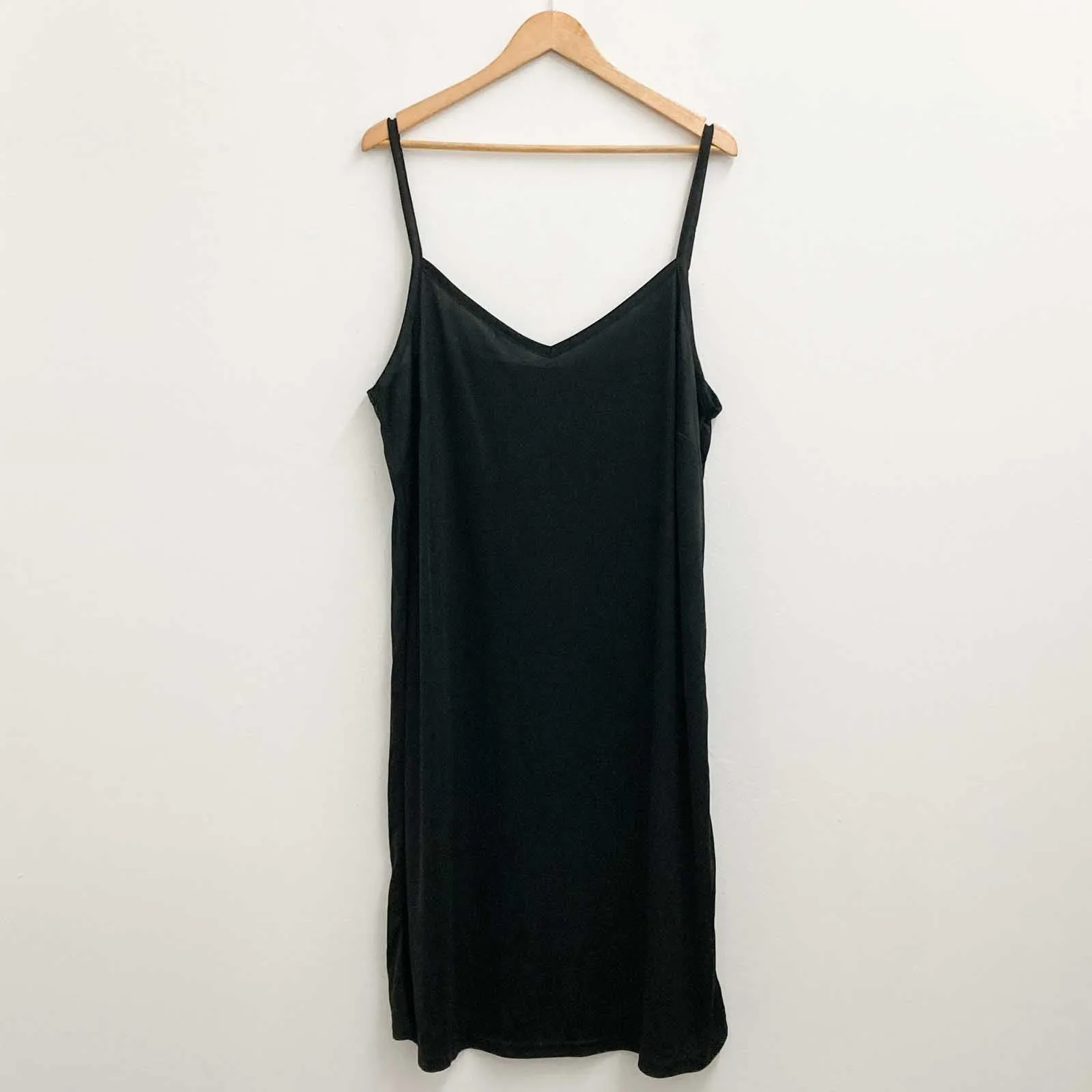 City Chic Slip Dresses Size 18 Black Burgundy Set of 3