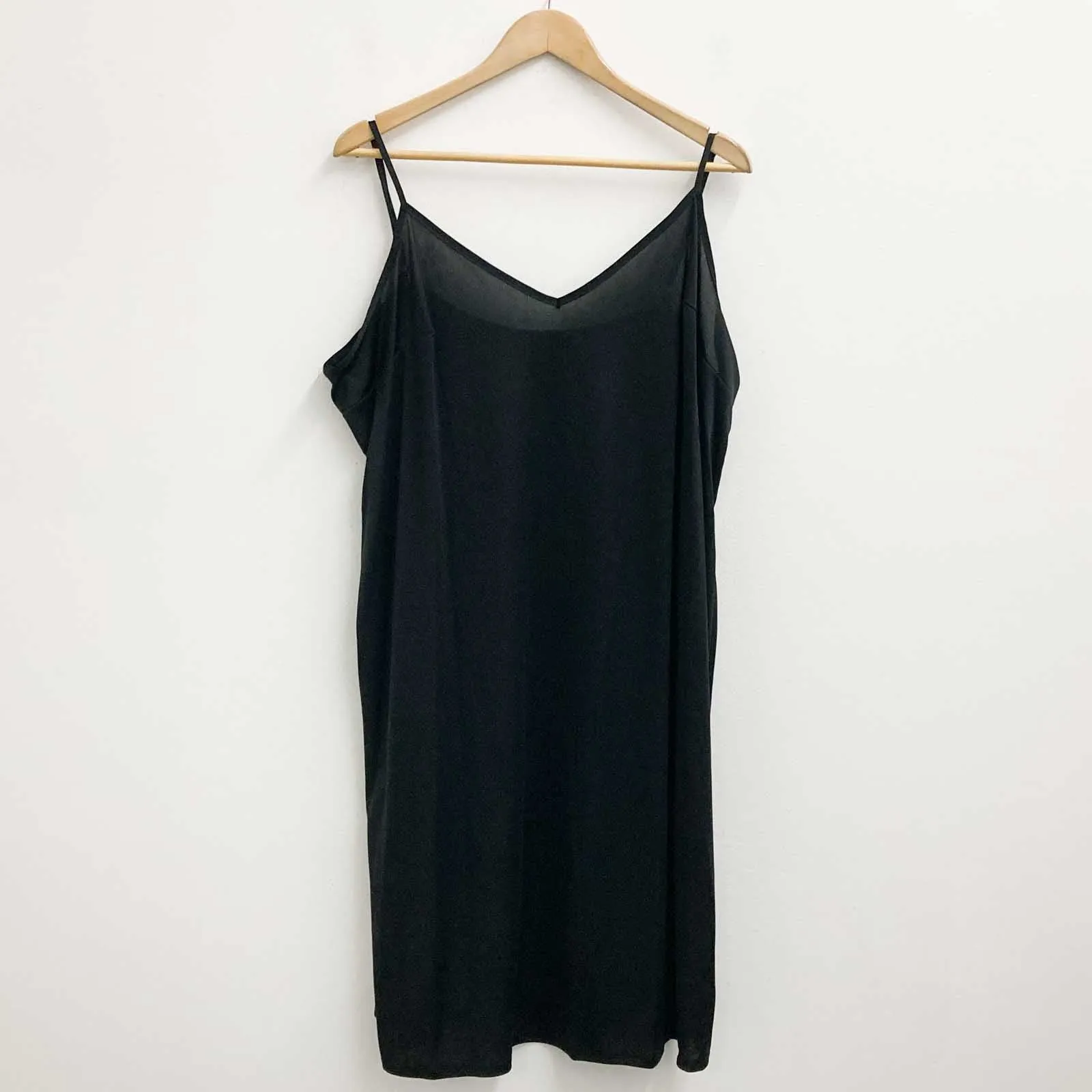 City Chic Slip Dresses Size 18 Black Burgundy Set of 3