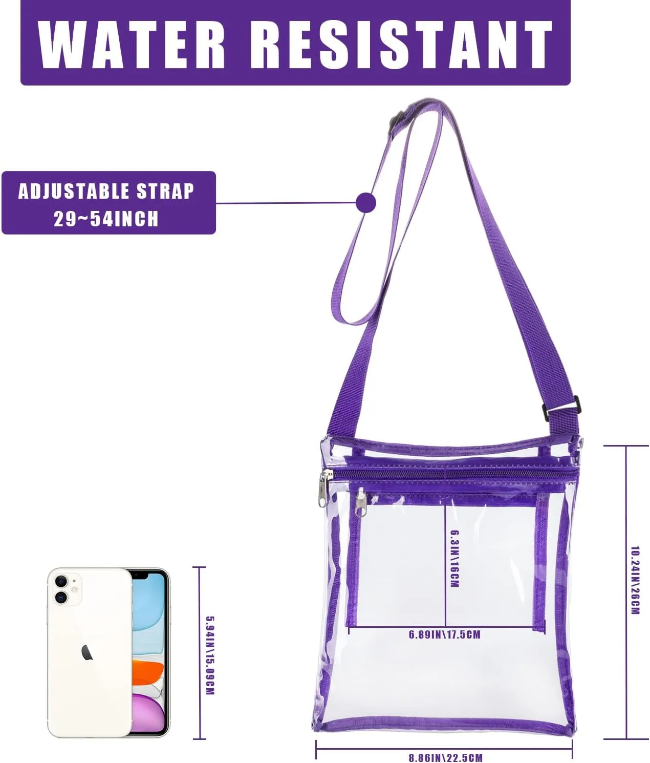 Clear Bag For Stadium Events Clear Bags for Women