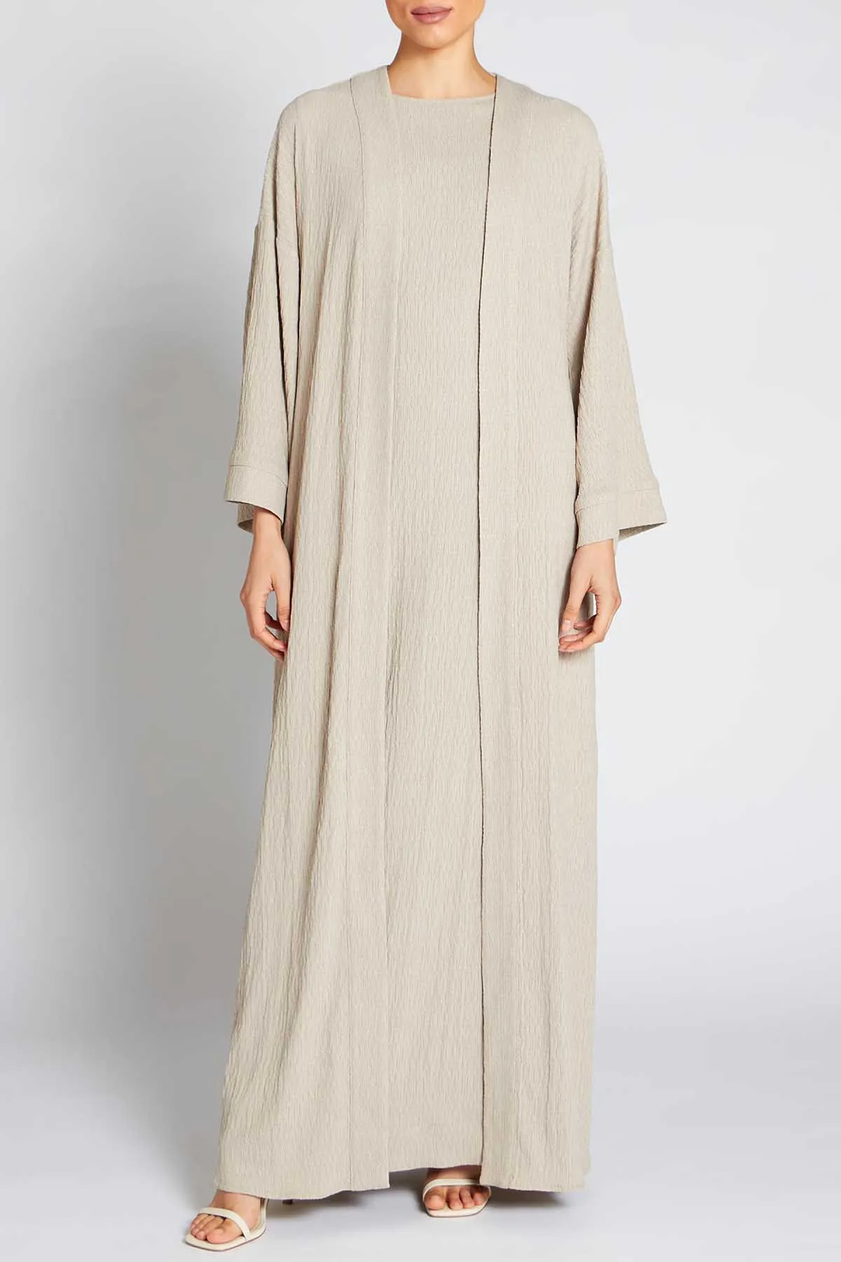 Cream Slip Dress