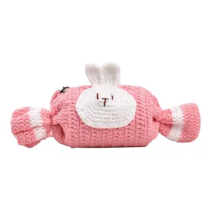 Crochet Bunny Bag Doll Bucket Bag Shoulder Bag Messenger Bag Coin Purse Mobile Phone Bag Easter Gift