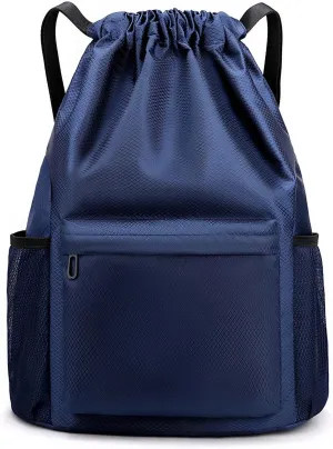 Dry Wet Drawstring Gym Swim Bags for Swimmers Swimsuits Wet Bathing Suit, Draw String Summer Beach Backpack Pool Bag Workout Sports Bag for Women Men Dance Yoga Camp Swimming Travel Hike Vacation