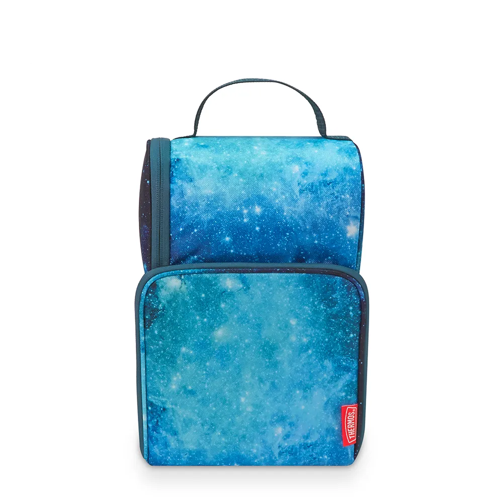 DUAL COMPARTMENT LUNCH BOX GALAXY TEAL