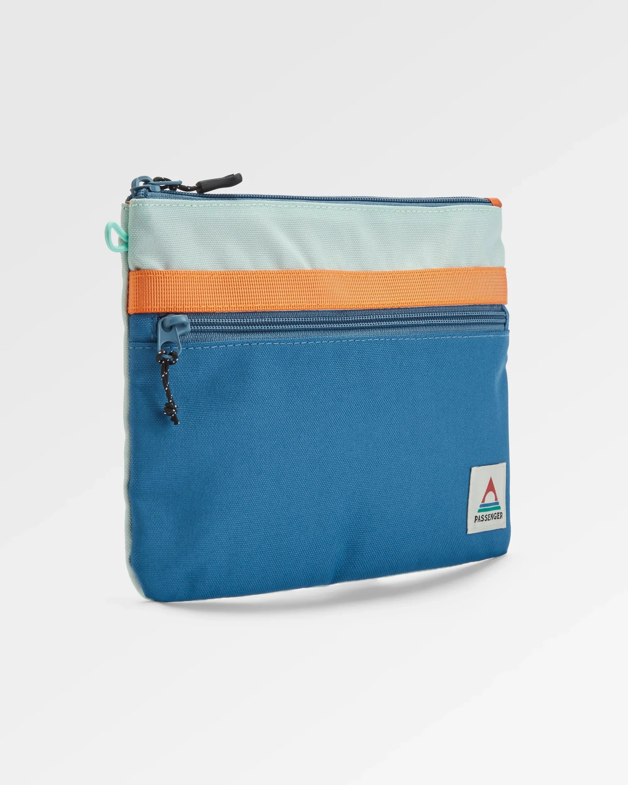 Essentials Recycled Pouch - Rich Navy/Surf Spray/Moonlight Blue