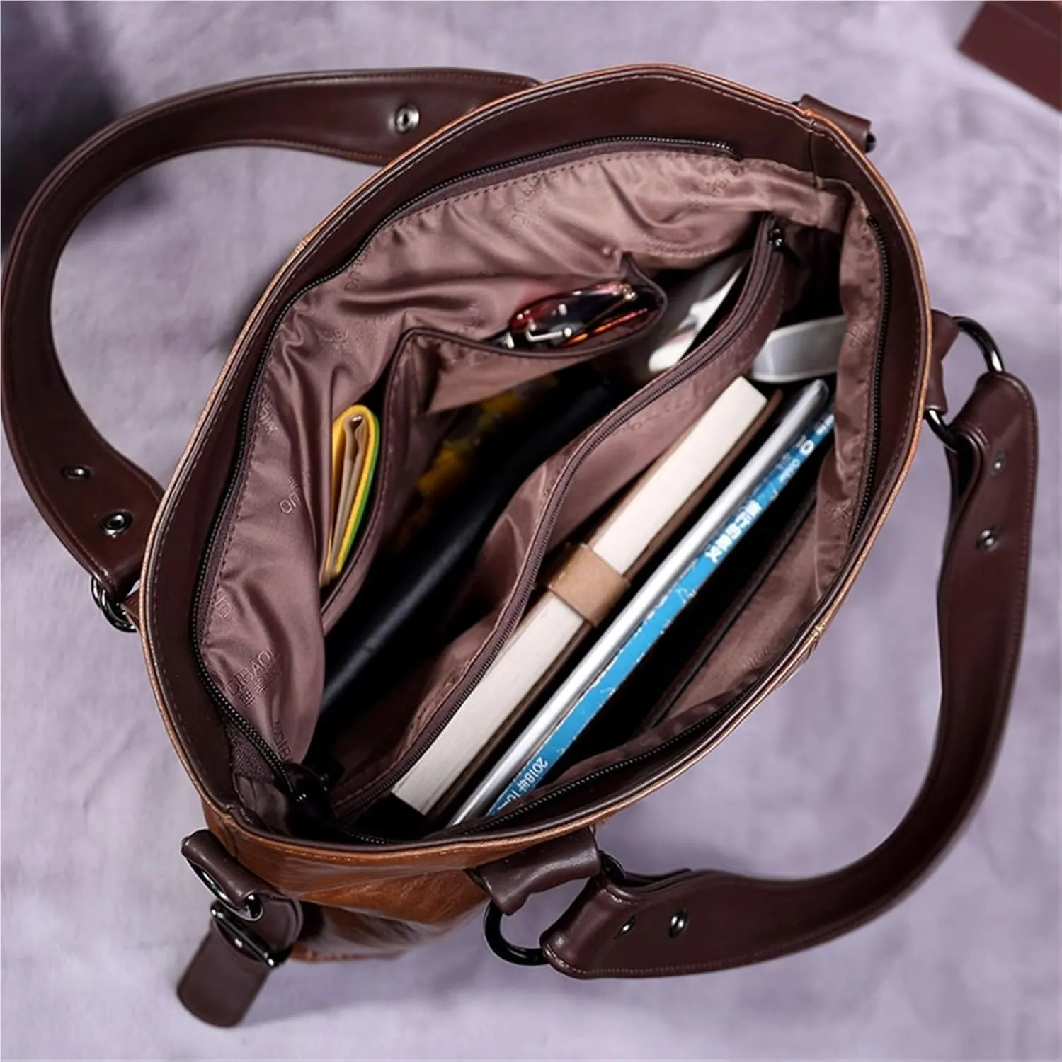 Fashion Casual Tote Bag Women Handbags Soft Leather Shoulder Bags For Ladies Vintage Big Capacity Crossbody Hand Bag