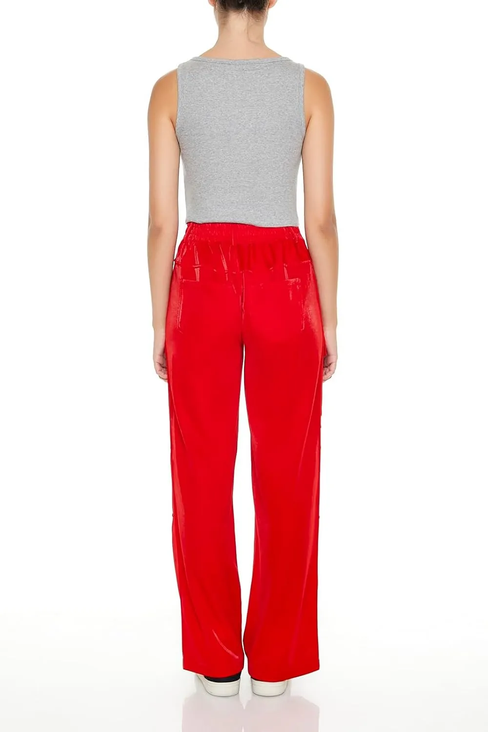 Forever 21 Women's Wide-Leg Utility Cargo Pants