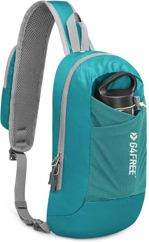 G4Free Sling Bag RFID Blocking Lightweight Crossbody Backpack Chest Shoulder Bag for Travel Sports Running