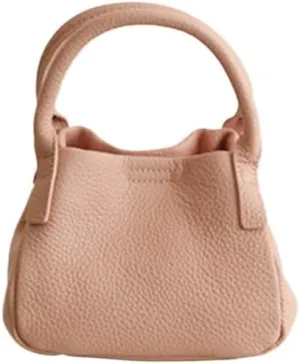 Genuine Leather Shoulder Crossbody Bag Handbag for Women Hobo Personalized Basket Bucket Bag Versatile Large Capacity Chic