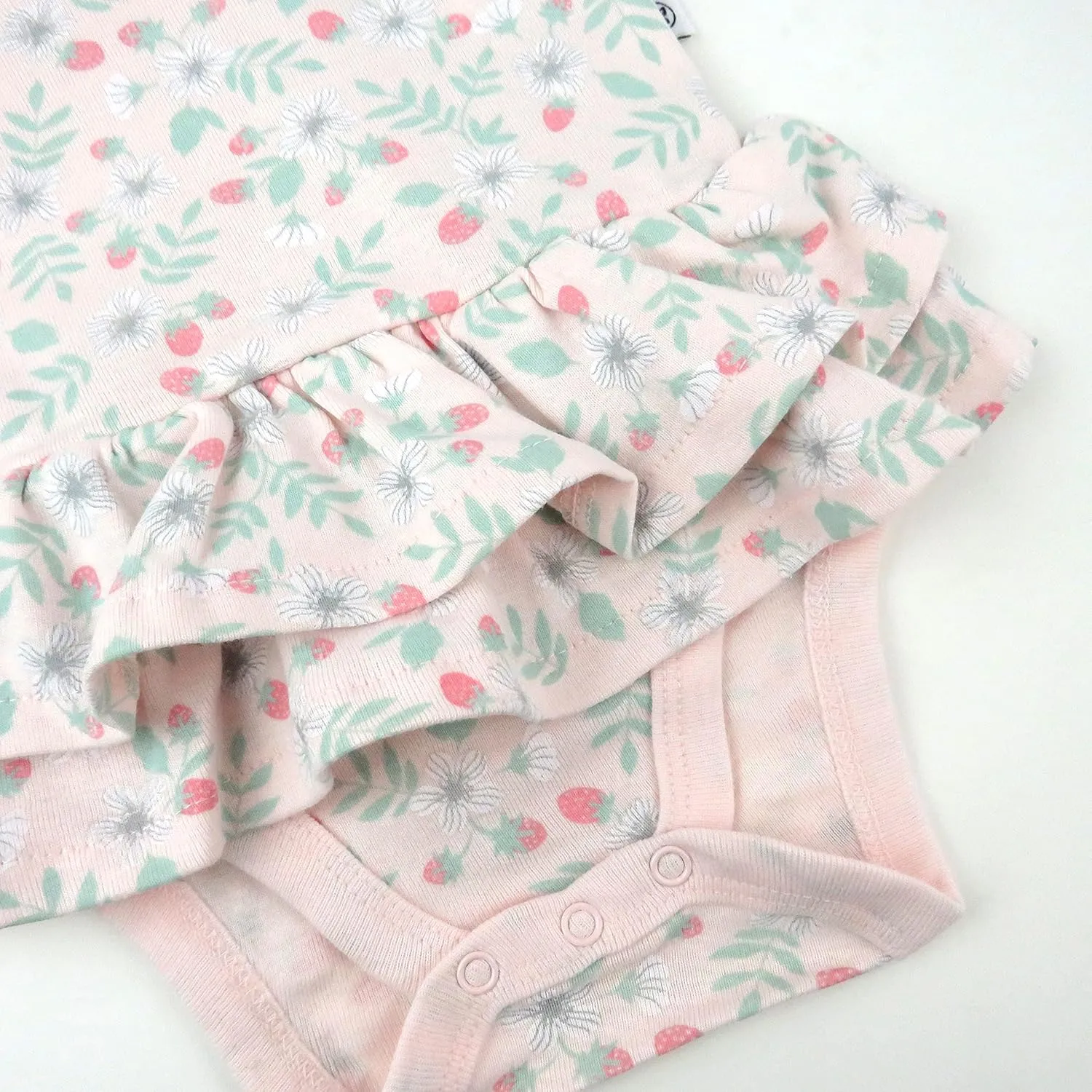 HonestBaby Multipack Short Romper Sets and Dresses 100% Organic Cotton for Infant Baby and Toddler Boys, Girls, Unisex
