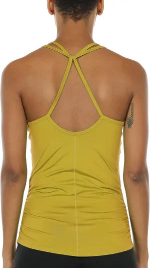 icyzone Workout Yoga Fitness Sports Racerback Tank Tops for Women