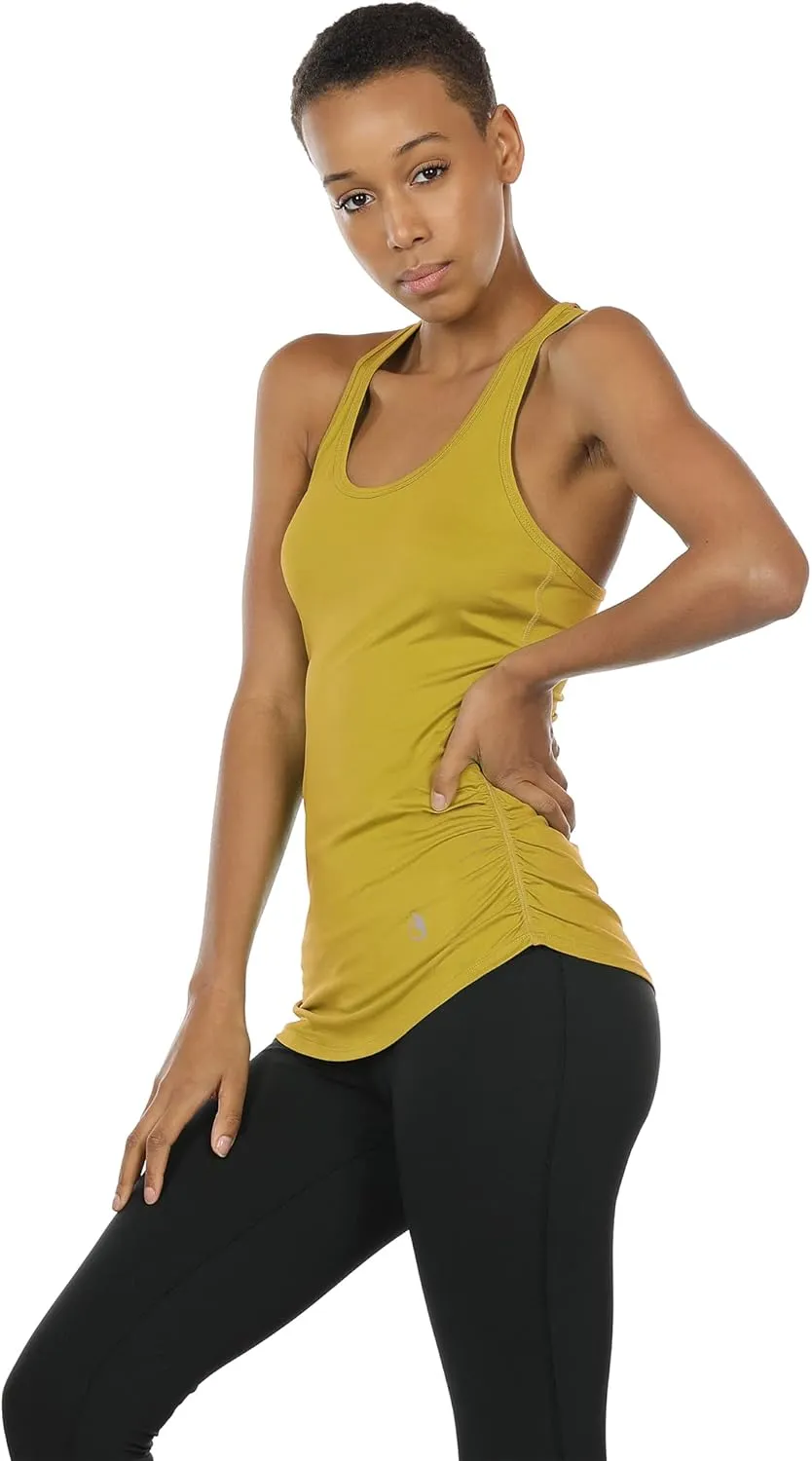 icyzone Workout Yoga Fitness Sports Racerback Tank Tops for Women