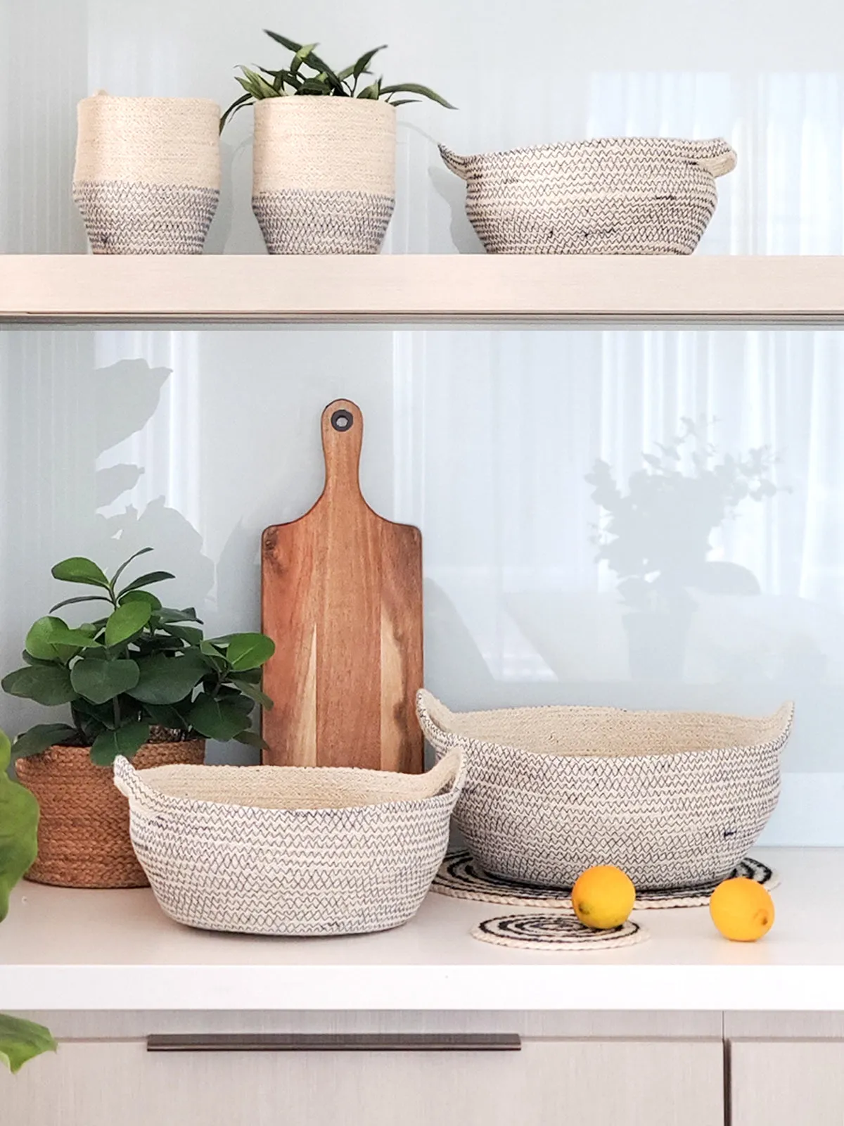 KORISSA Amari Fruit Bowl Set (Black)