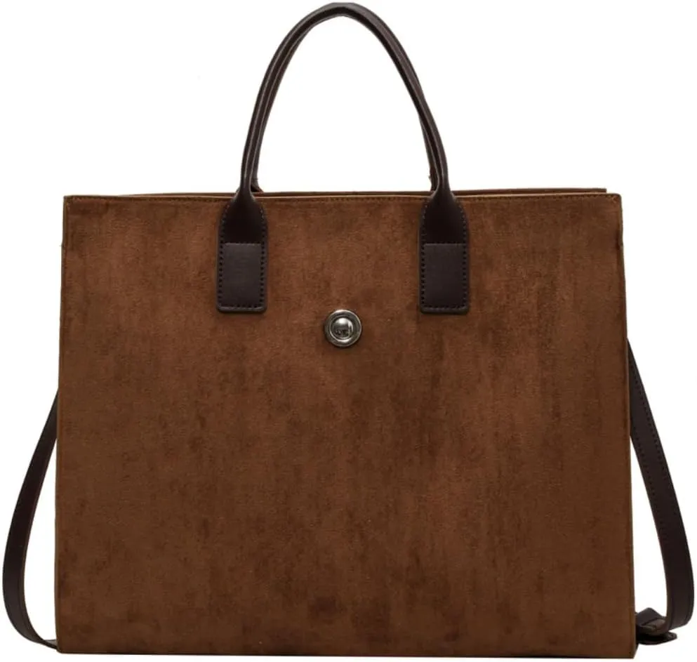 Leather Tote Bag Everything Tote Bag Work Crossbody Bags Aesthetic Designer Shoulder Bag for Women Cute