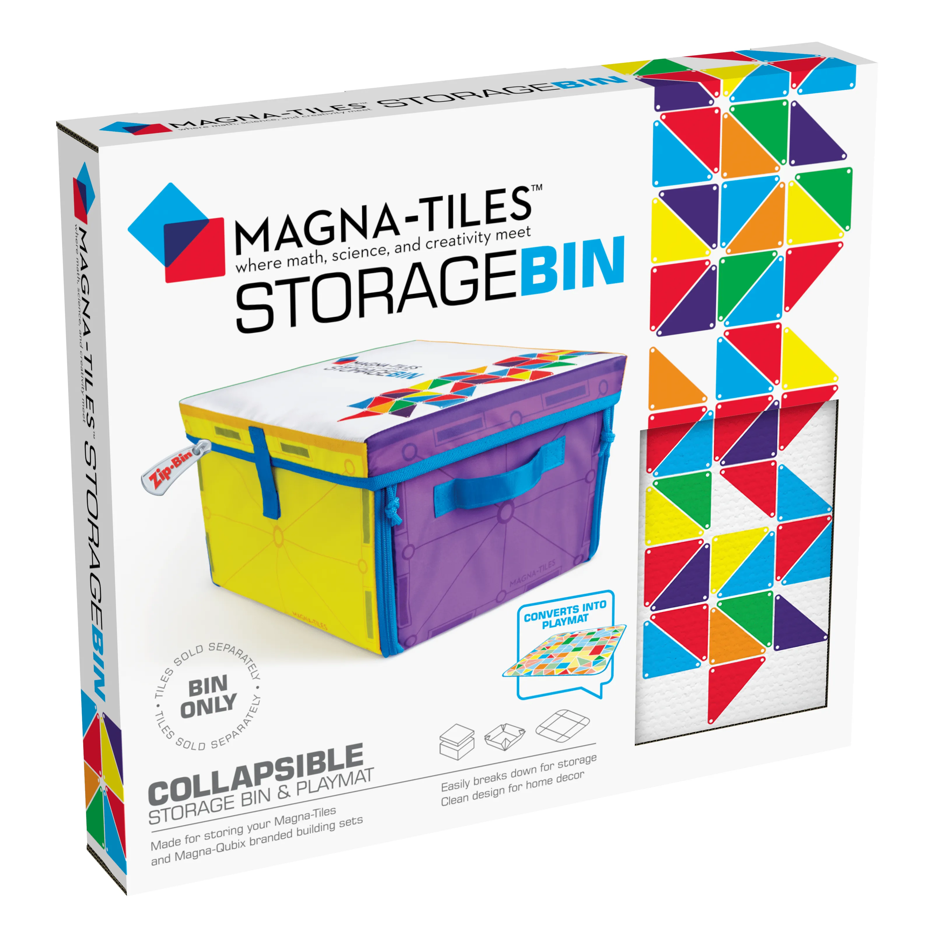 Magna-Tiles® Storage Bin & Interactive Play-mat