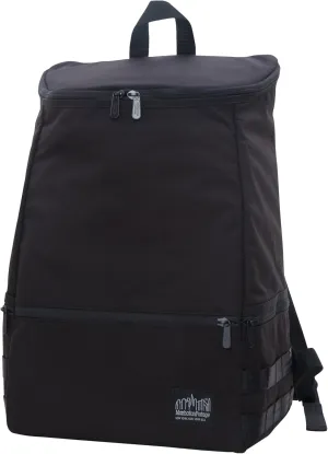 Manhattan Portage North End Bag With Laptop Sleeve And Chest Stabilizer In Military-Grade Fabric 1000D Cordura Water Resistant For Work Travel College (Black)