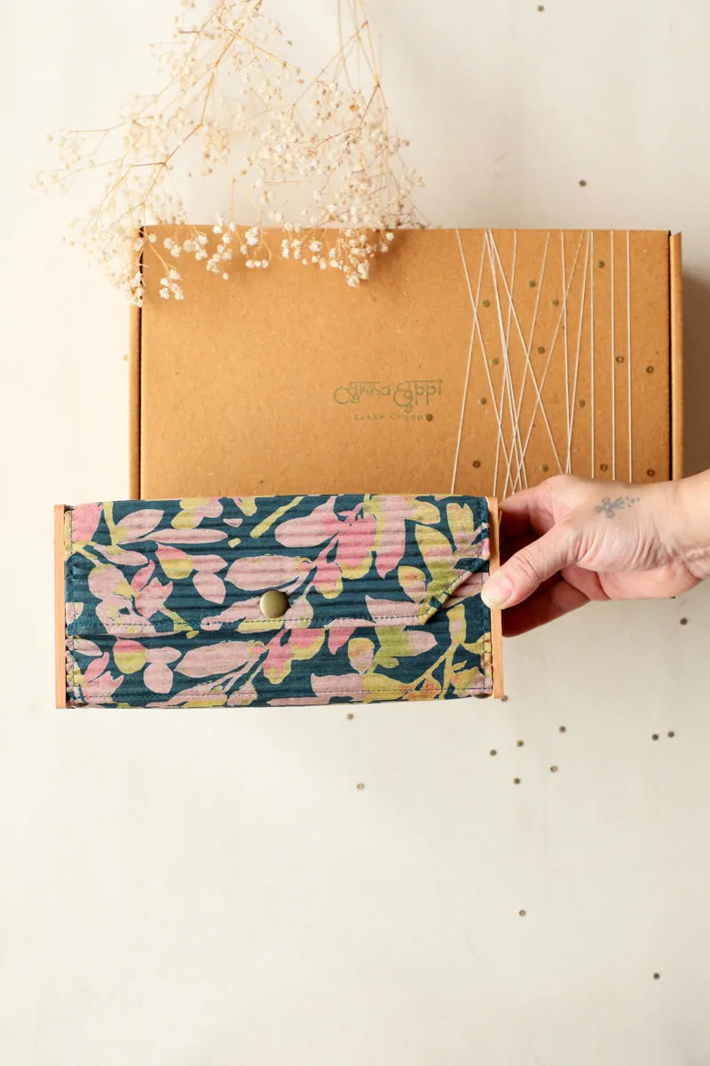 Mini Clutch Leaf Print