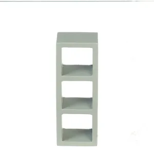 Modern 3-Shelf Unit, Grey