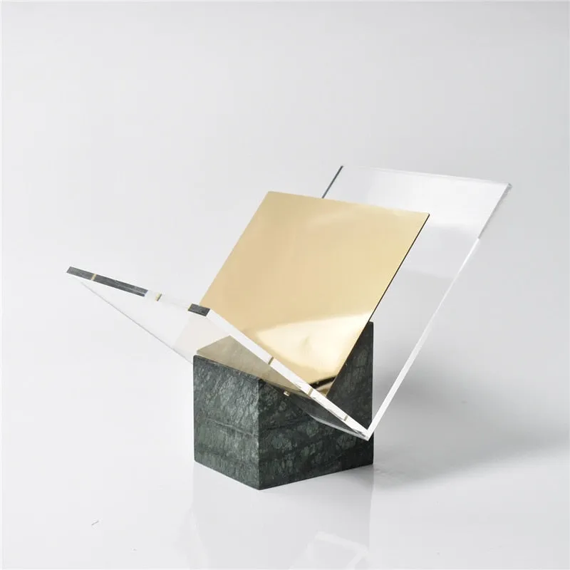 Omar Marble Magazine Holder