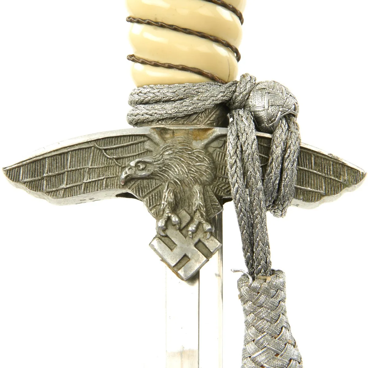 Original WWII German 2nd Model Luftwaffe Dagger by A. Schütelhöffer named to H.L. of Jagdgeschwader 26