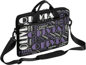 Personalized Laptop Bag Case Briefcases for Men Women, Computer Cases for Laptops, Tablet Shoulder Bag Carrying Case