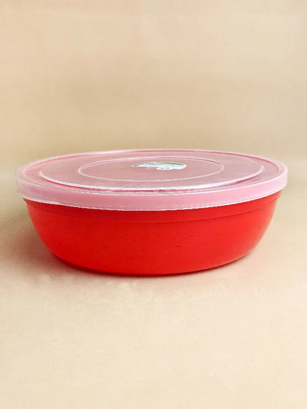 Small Plastic Storage Box / Snacks Bowl Red KIT-19