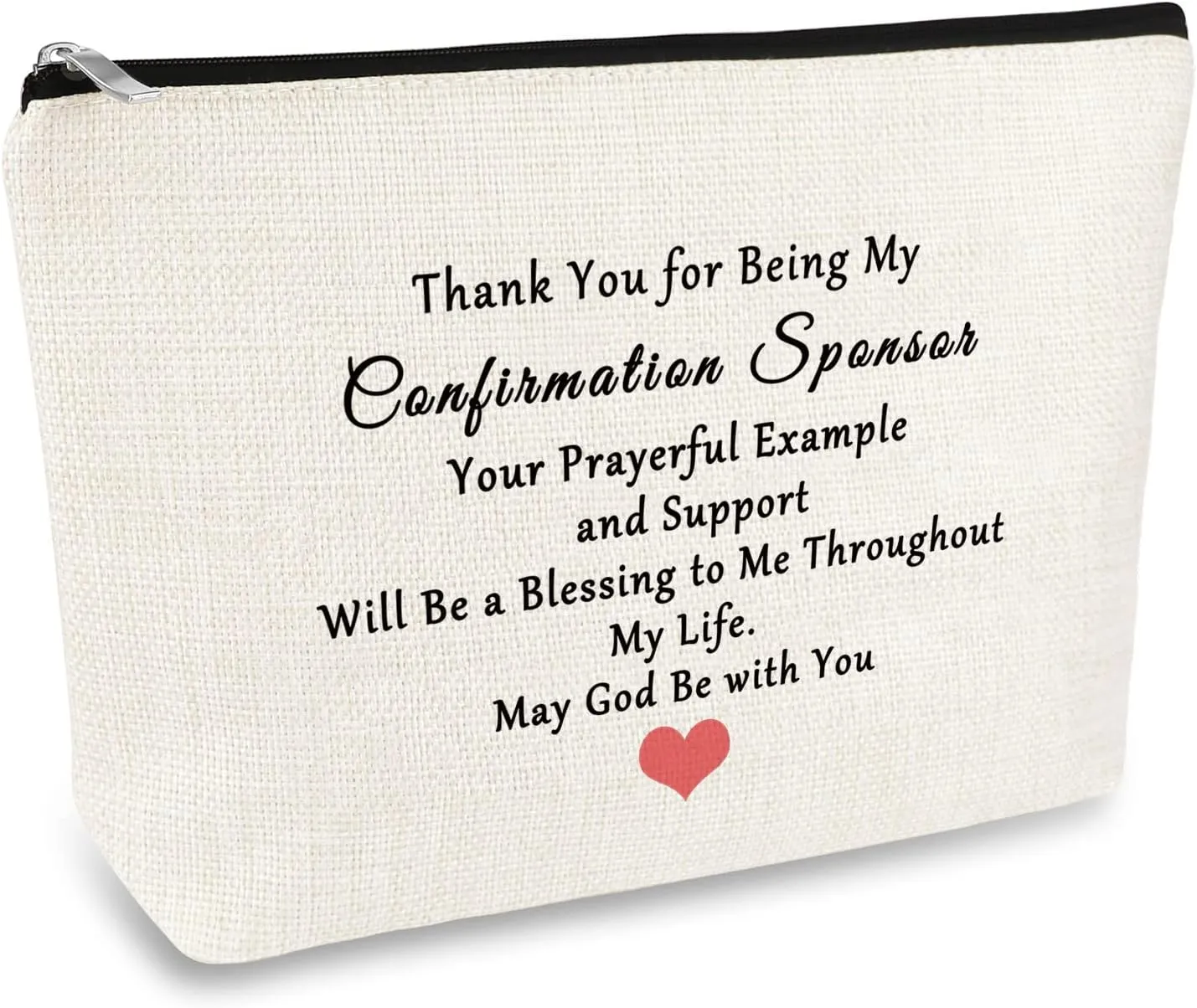 Sponsor Gift Makeup Bag Confirmation Sponsor Gifts for Women Sponsor Thank You Gift Appreciation Gifts Cosmetic Bag AA Sponsor Gift NA Addiction Recovery Gift Birthday Thanksgiving Gift for Sponsor
