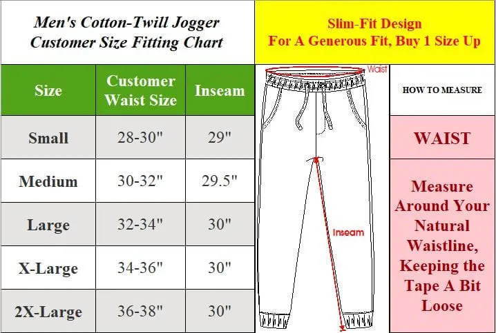Stretch Twill Jogger 601