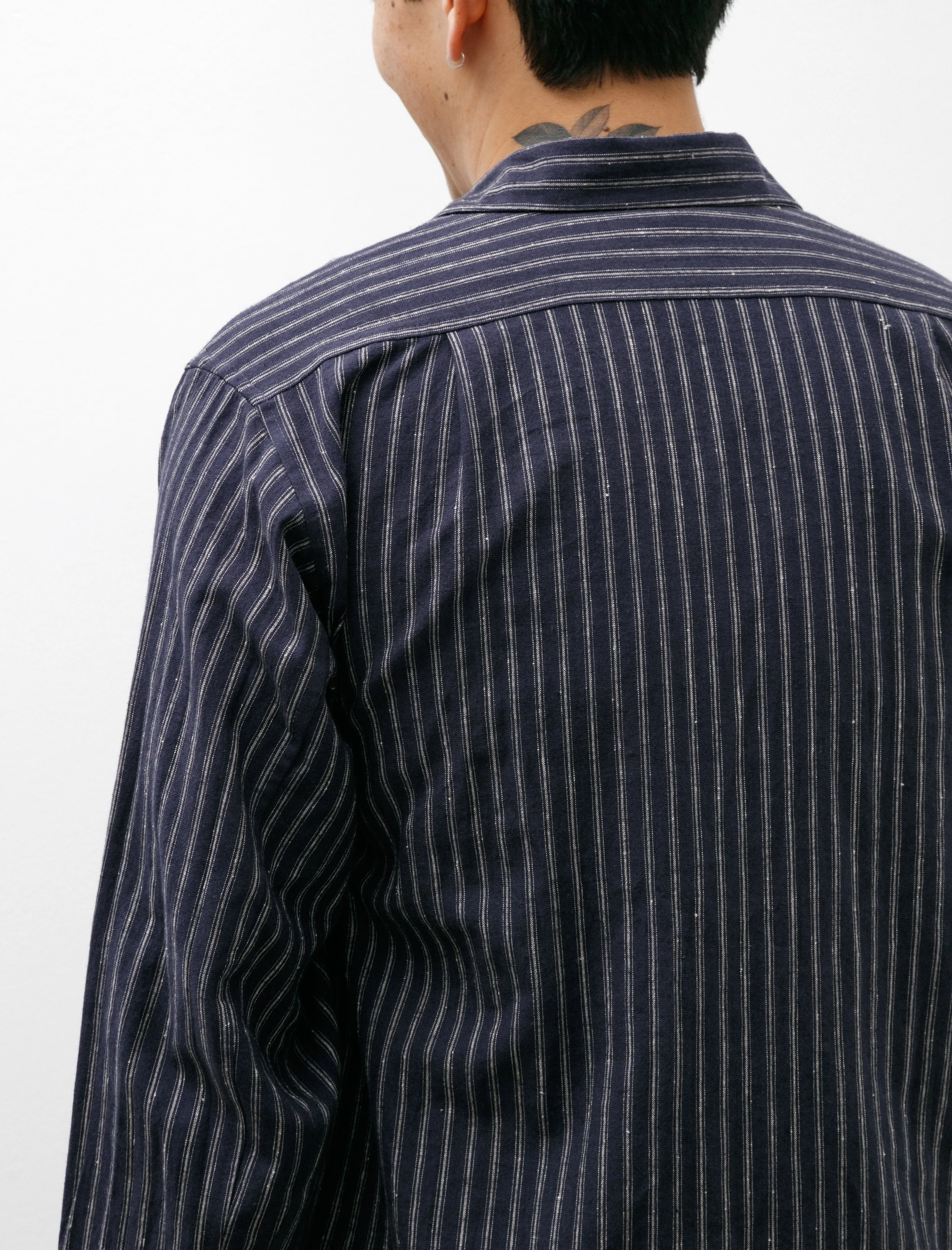 Striped Cotton Linen Shirt