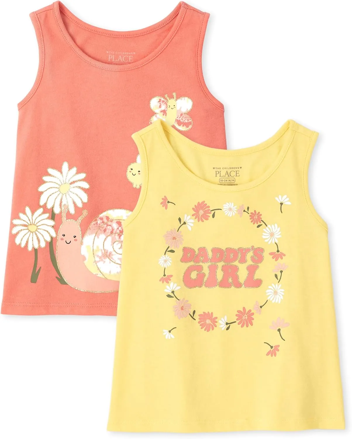 The Children's Place Baby Toddler Girls' Everyday Tank Tops