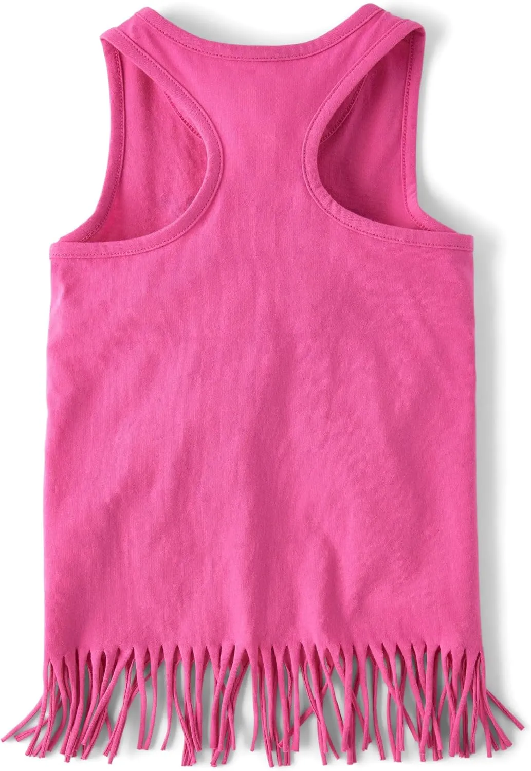 The Children's Place Girls' Graphic Fringe Tank Tops