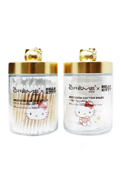 The Creme Shop Hello Kitty x Premium Reusable Jar Set (Gold)