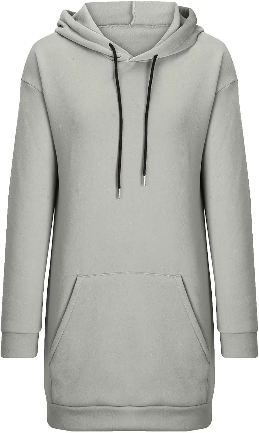 The Warmy Oversized Hoodie Dress for Women Casual Pullover Sweatshirt Long Sleeve with Kangaroo Pocket