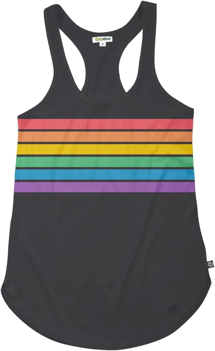 Tipsy Elves Women's Cut Pride LGBQTIA  Tank Tops for Fetivals and Parades