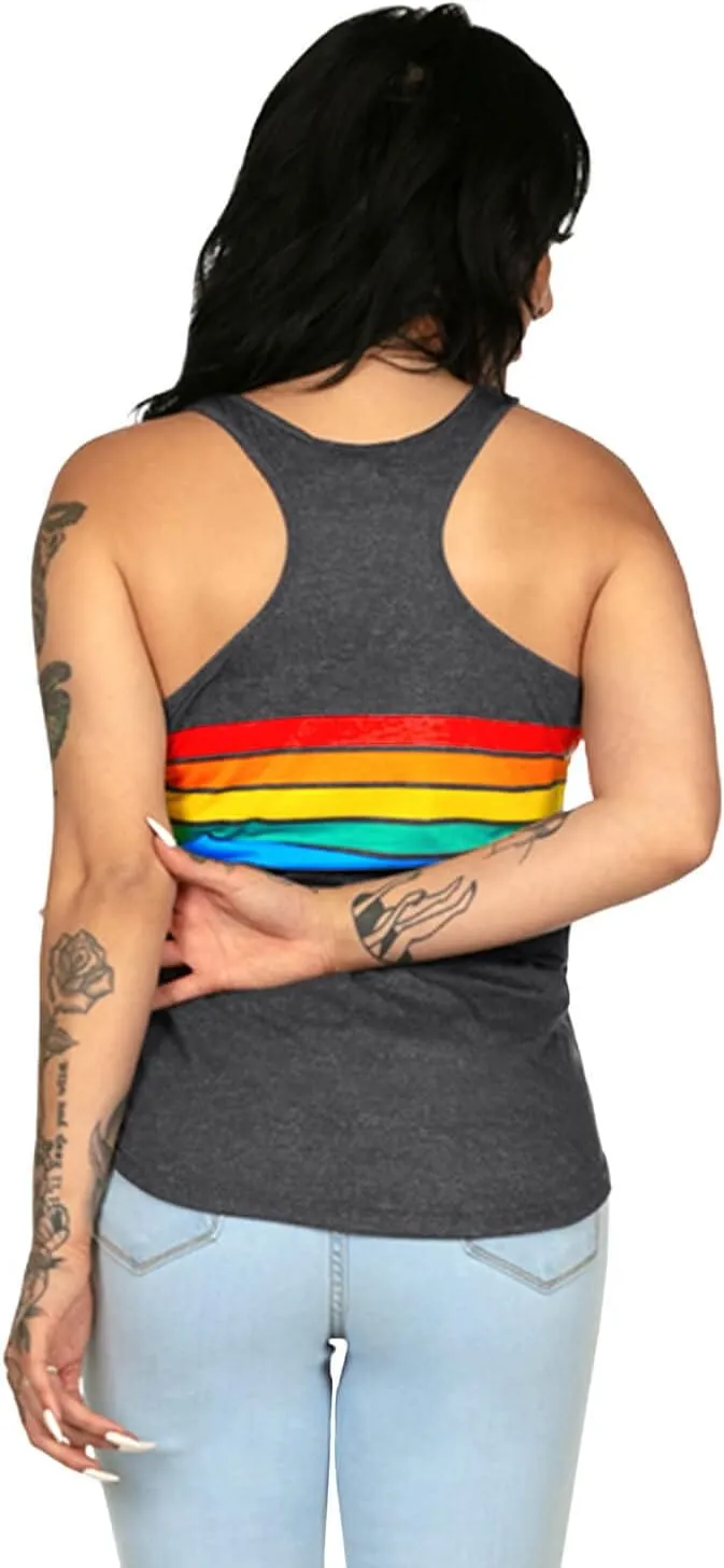 Tipsy Elves Women's Cut Pride LGBQTIA  Tank Tops for Fetivals and Parades