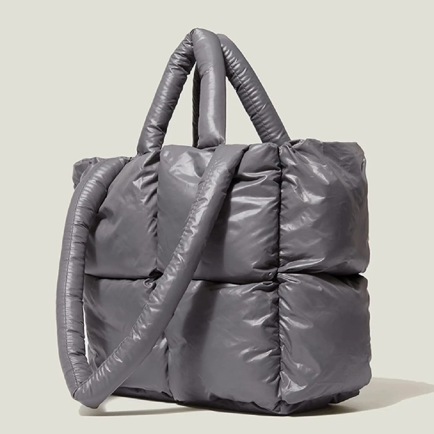 Tote Bag For Women Light Large Quilted Shoulder Bag Carryall Puffer Hobo Bag For Her Friends Travel College D