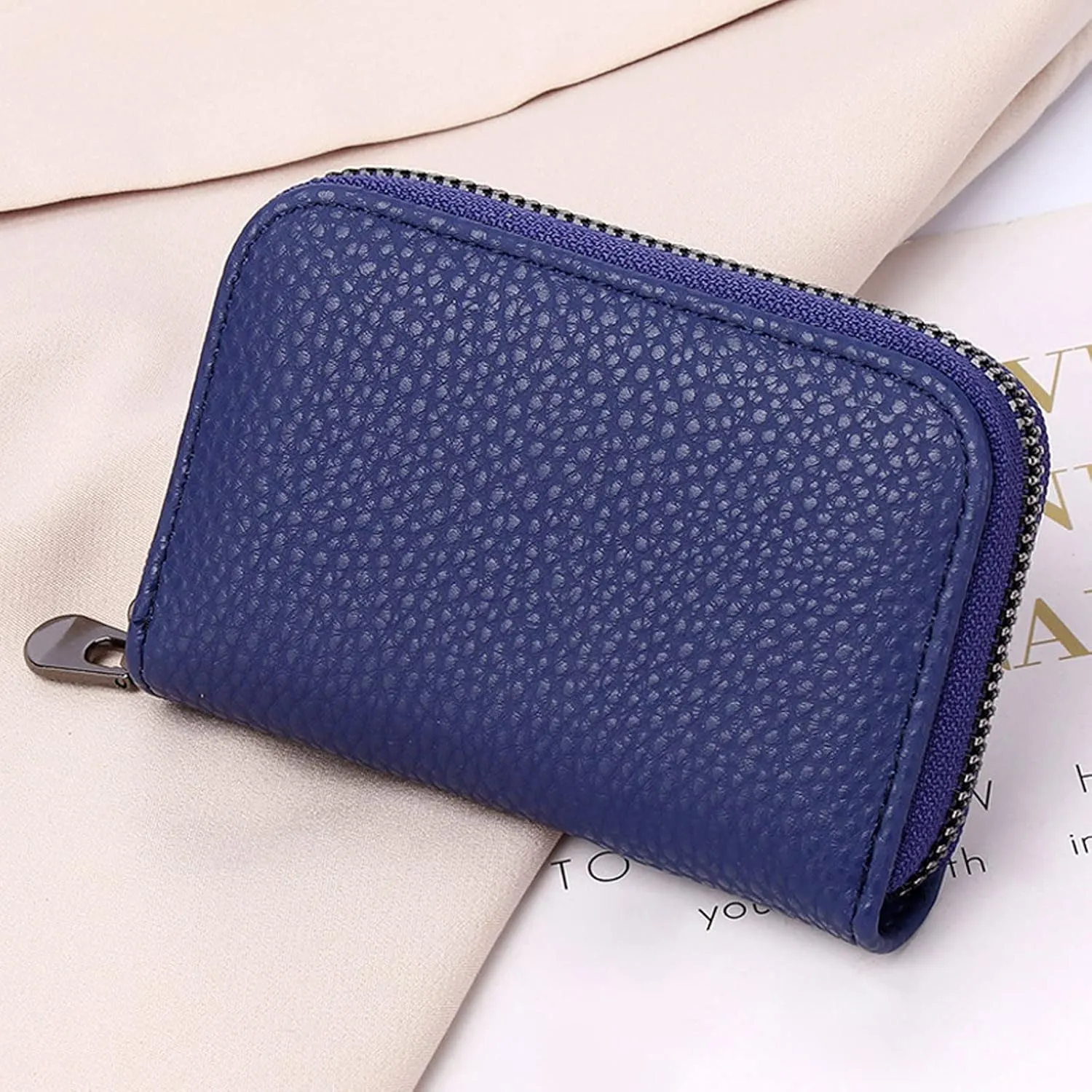 Tote Bag For Women Zipper Id Mini Wallet Solid Color Women Hasp Purse Multiple Card Slots Clutch Bag Men Phone Bag E