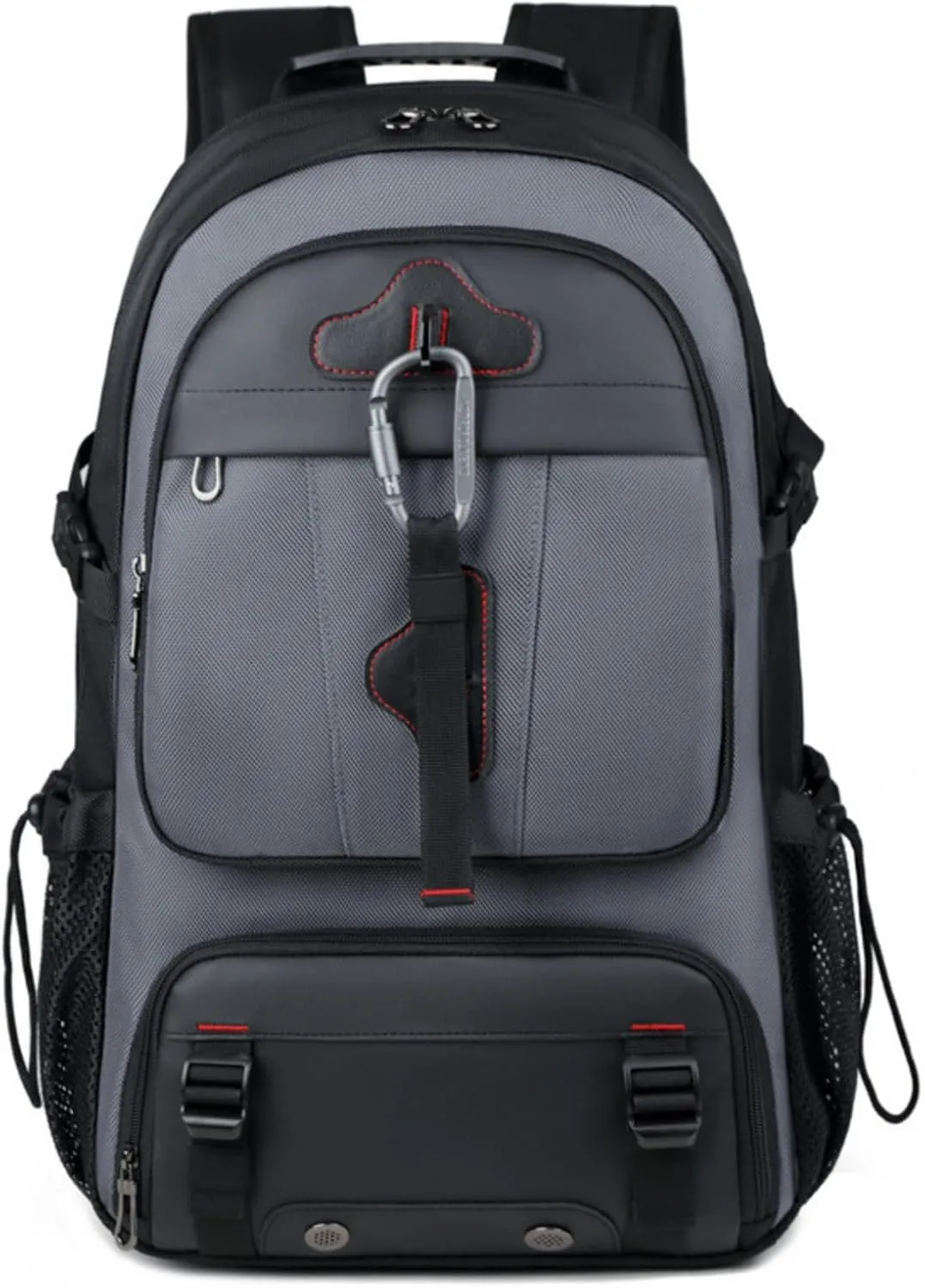 Travel Backpack 70L, 18 Inch Laptop Backpack for Men Women, Large Waterproof Carry On Backpack, TSA Friendly Flight Approved Anti-Theft Backpack with USB Interface & Shoe Compartment, Grey