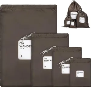 VICASKY Multi-function Underwear Storage Shoe Bag Luggage Packing Cubes Drawstring Travel Organizer