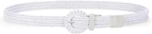VONMELLI Braided Belt for Women, Woven Rattan Waist for Sunmmer Fashion Dress Jeans Thin Ladies Belts