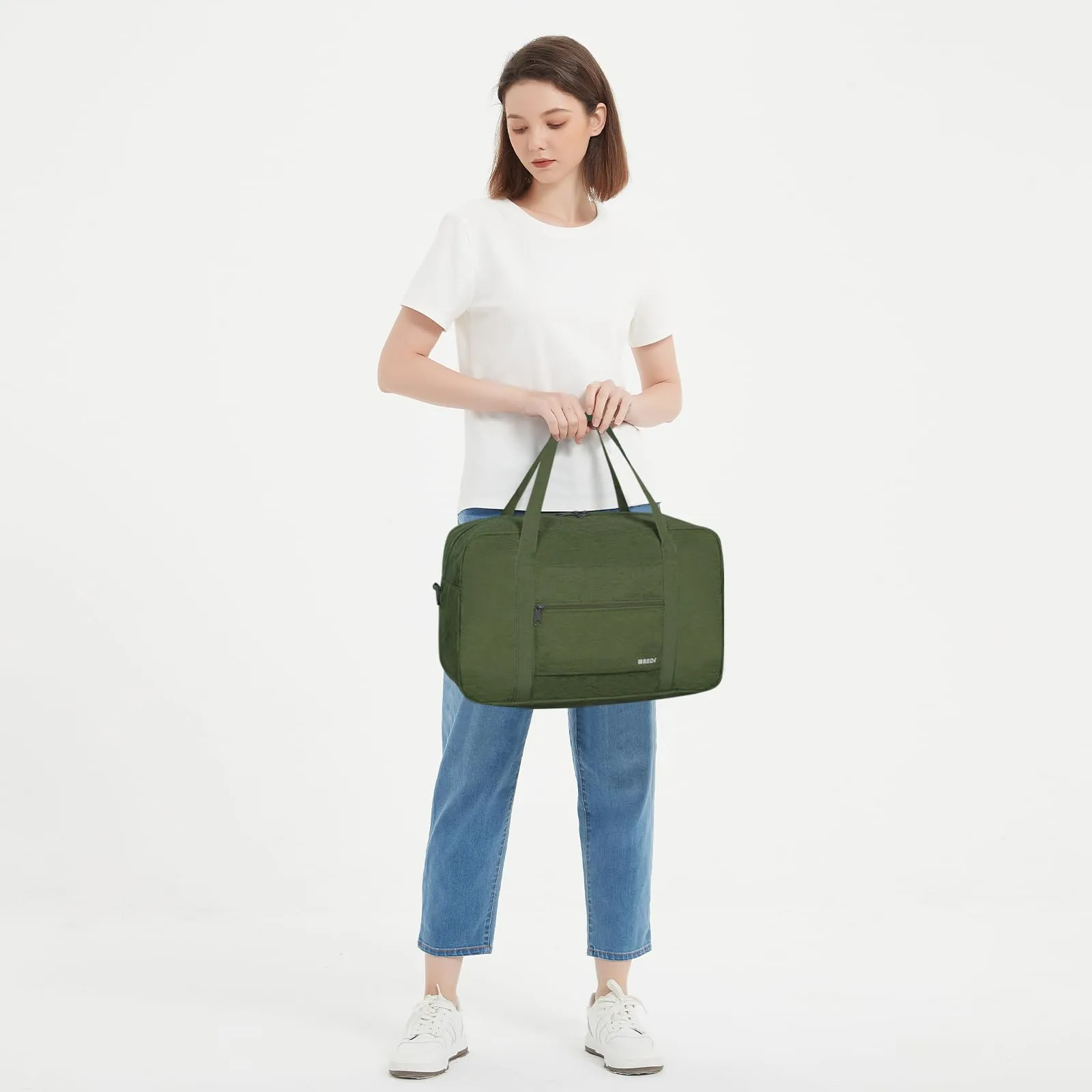 WANDF Denim Luggage Bag For Travel